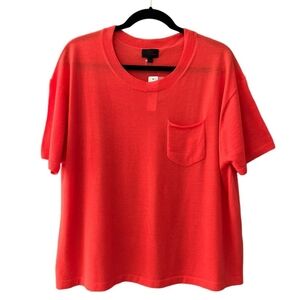 🆕 J Crew Collection Italian Featherweight Cashmere Pocket Tee